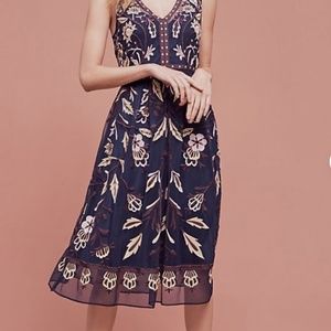 Anthropologie Moulinette Soeurs Alicante Embroidered Dress Size 4